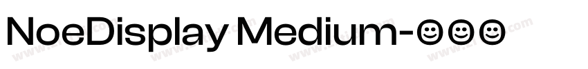NoeDisplay Medium字体转换